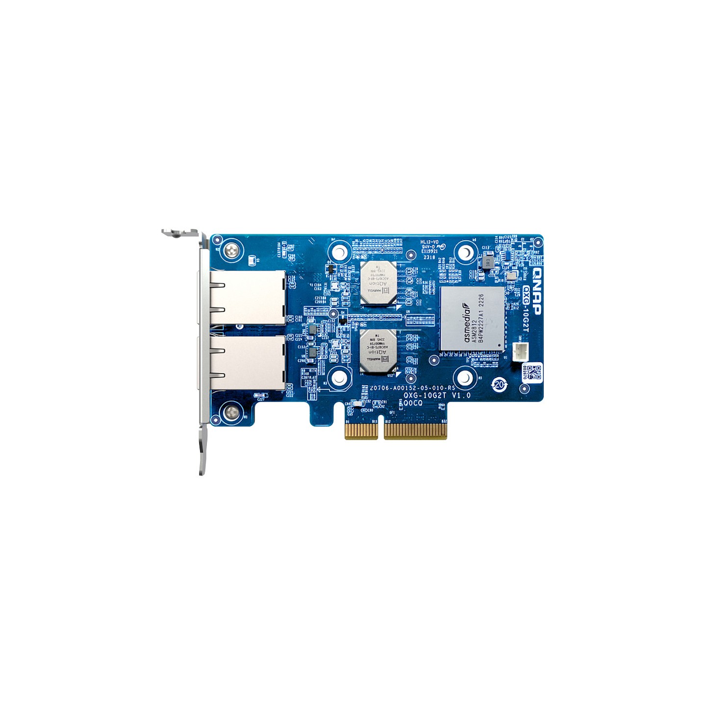 QNAP QXG-10G2T Netzwerkadapter-PCIe 10 GBE RJ45 x2 — Buy in Cyprus with Fast Delivery