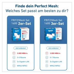 AVM FRITZ!Mesh Set 1600 3-Pack — Buy in Cyprus with Fast Delivery