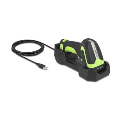 Industrie Barcode Scanner 1D und 2D für 433 MHz oder Bluetooth mit induktiver Ladestation und Fernablesung bis max. 6...
