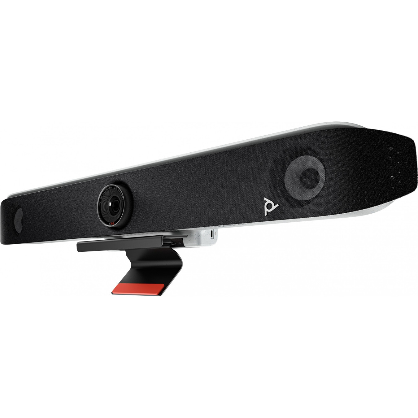 Poly Studio X52 All-in-One Video Bar - X52 - White, 4K UHD 30fps, 95° FOV, 5x Zoom, Android