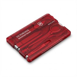 V-0.71 00.T Taschenmesser Swiss Card. rot transparent — Buy in Cyprus with Fast Delivery