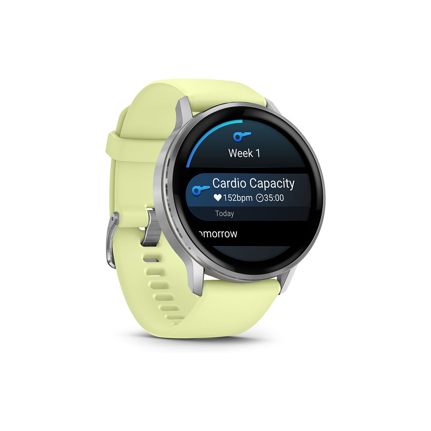 Garmin Venu 4 45mm Silikon-Armb. grau silber zitron — Buy in Cyprus with Fast Delivery