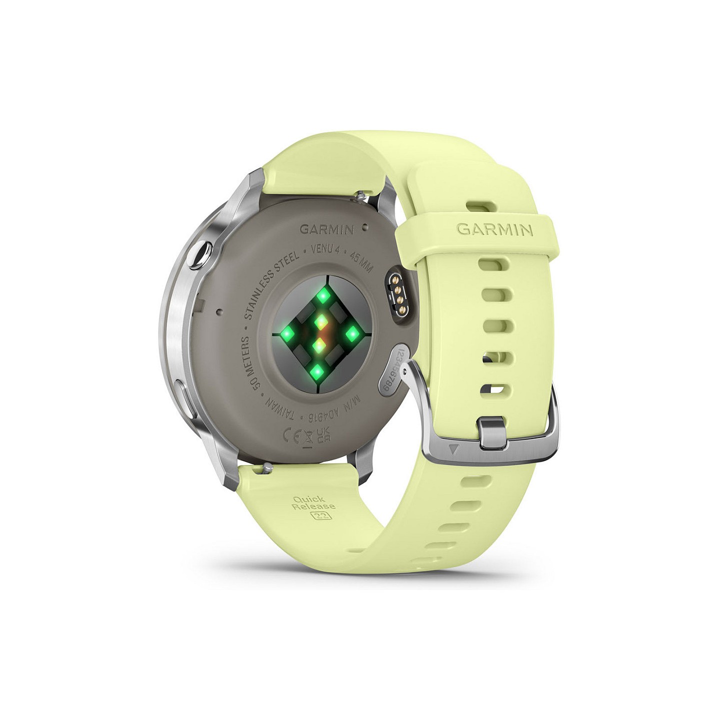 Garmin Venu 4 45mm Silikon-Armb. grau silber zitron — Buy in Cyprus with Fast Delivery