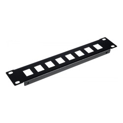 Equip Patchpanel 10' mit Keystone Montage 1U. schwarz — Buy in Cyprus with Fast Delivery