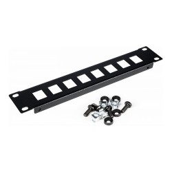 Equip Patchpanel 10' mit Keystone Montage 1U. schwarz — Buy in Cyprus with Fast Delivery