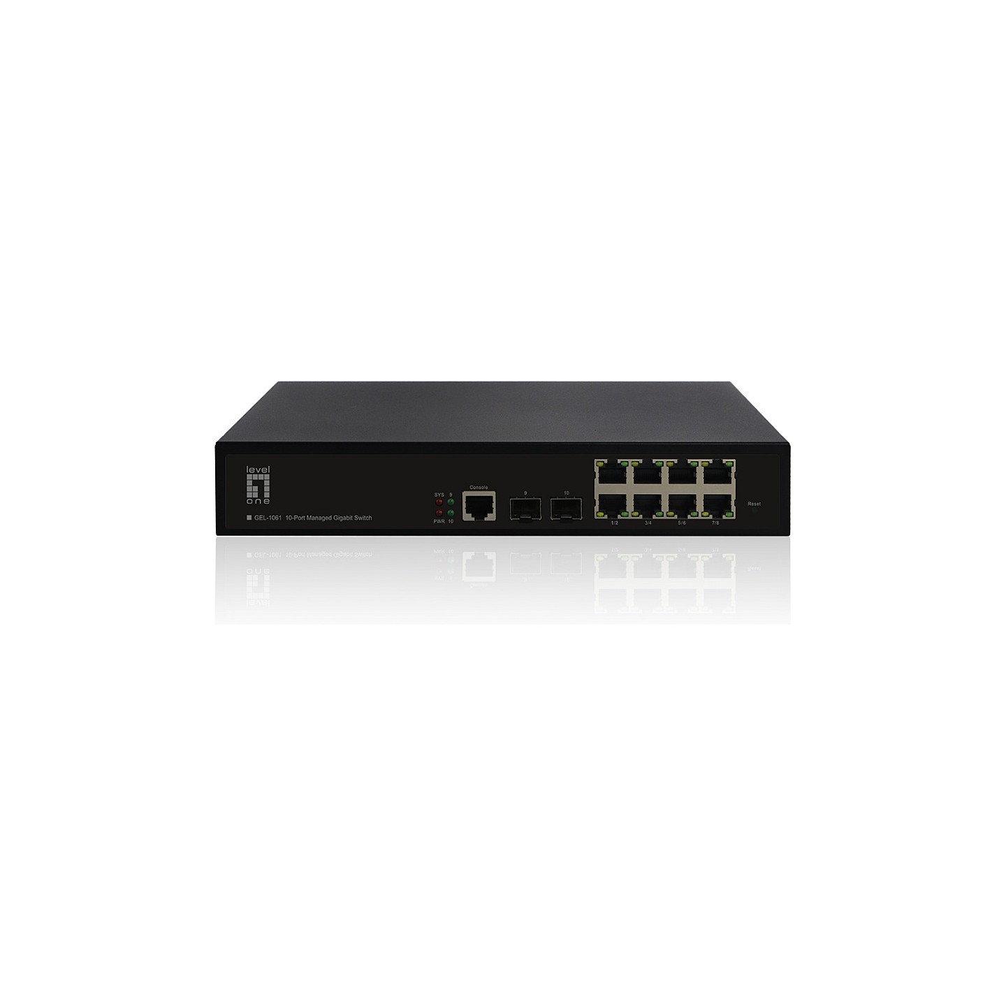Switch 8x GE GEL-1061 2xGSFP 19' — Buy in Cyprus with Fast Delivery
