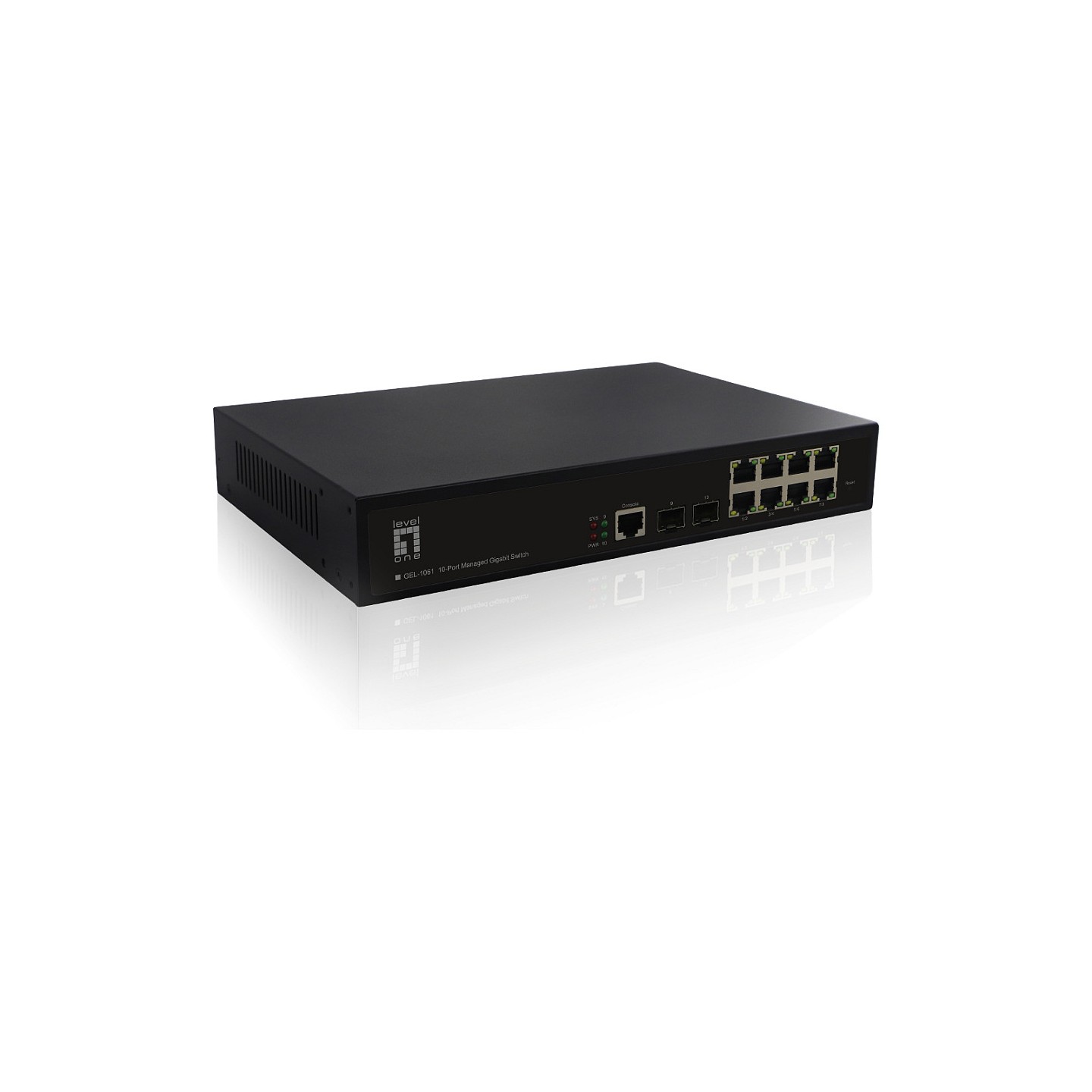 Switch 8x GE GEL-1061 2xGSFP 19' — Buy in Cyprus with Fast Delivery
