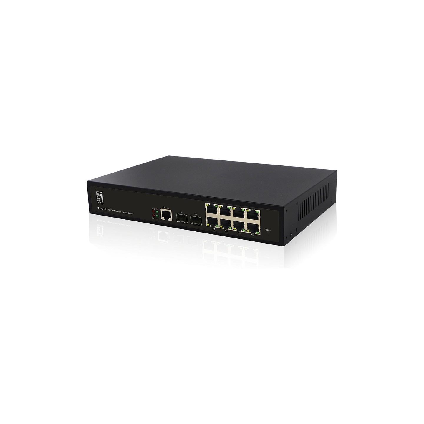 Switch 8x GE GEL-1061 2xGSFP 19' — Buy in Cyprus with Fast Delivery
