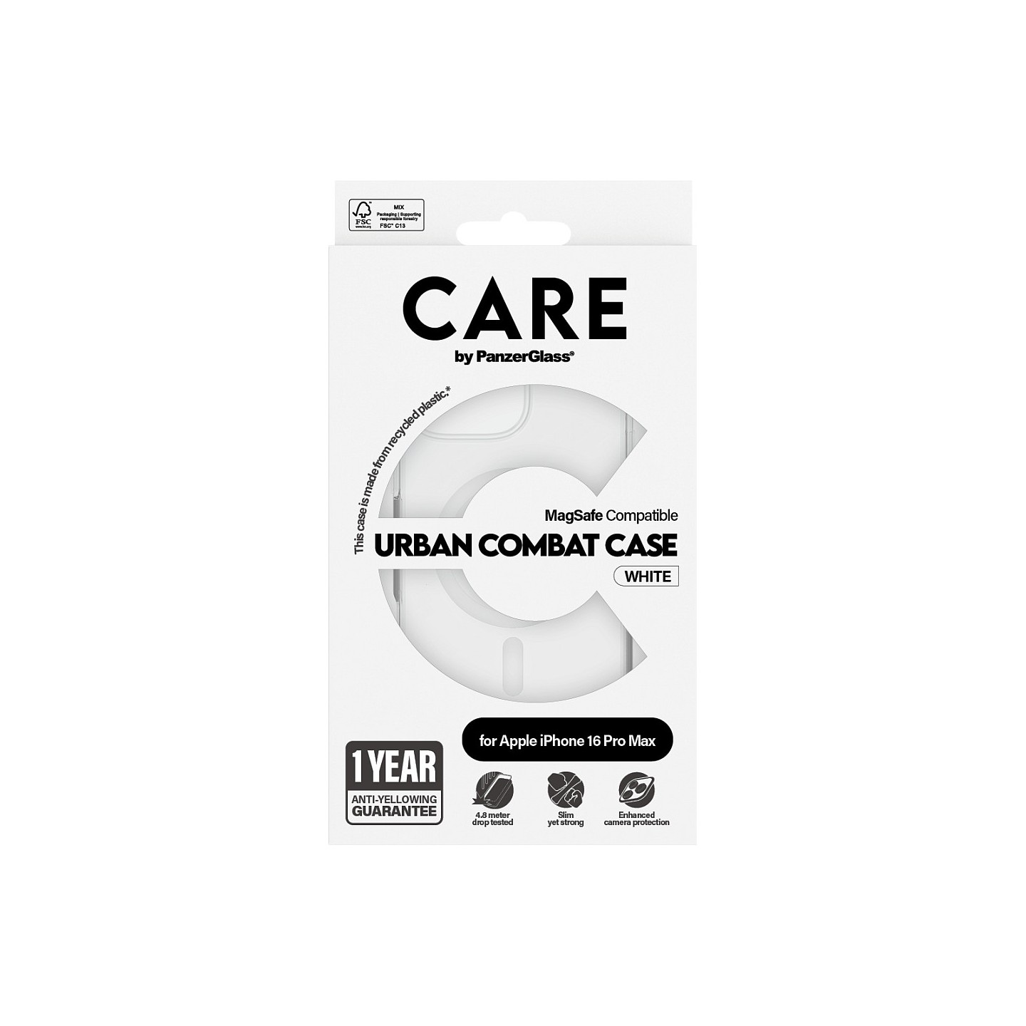 CARE Case Flagship White MagSAFE iPhone 16 Pro Max — Buy in Cyprus with Fast Delivery