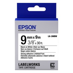 Epson LabelWorks LK-3WBW - Black on white - Roll (0.9 cm x 9 m) (C53S653007) — Buy in Cyprus with Fast Delivery