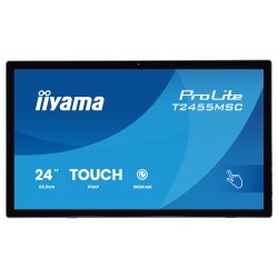 60.5cm 23.8' (1920x1080) iiyama ProLite T2455MSC-B2 16:9 IPS 5ms 120Hz HDMI DisplayPort USB VESA Speaker Touch Webcam...