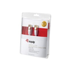 Equip Patchkabel Cat5e F UTP 2xRJ45 10.00m weiß Polybeutel — Buy in Cyprus with Fast Delivery
