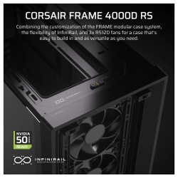 CORSAIR Frame 4000D RS Midi Tower ATX Gaming Gehäuse TG Seitenfenster — Buy in Cyprus with Fast Delivery