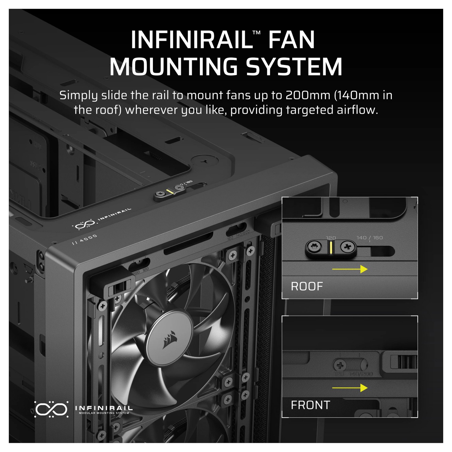 CORSAIR Frame 4000D RS Midi Tower ATX Gaming Gehäuse TG Seitenfenster — Buy in Cyprus with Fast Delivery