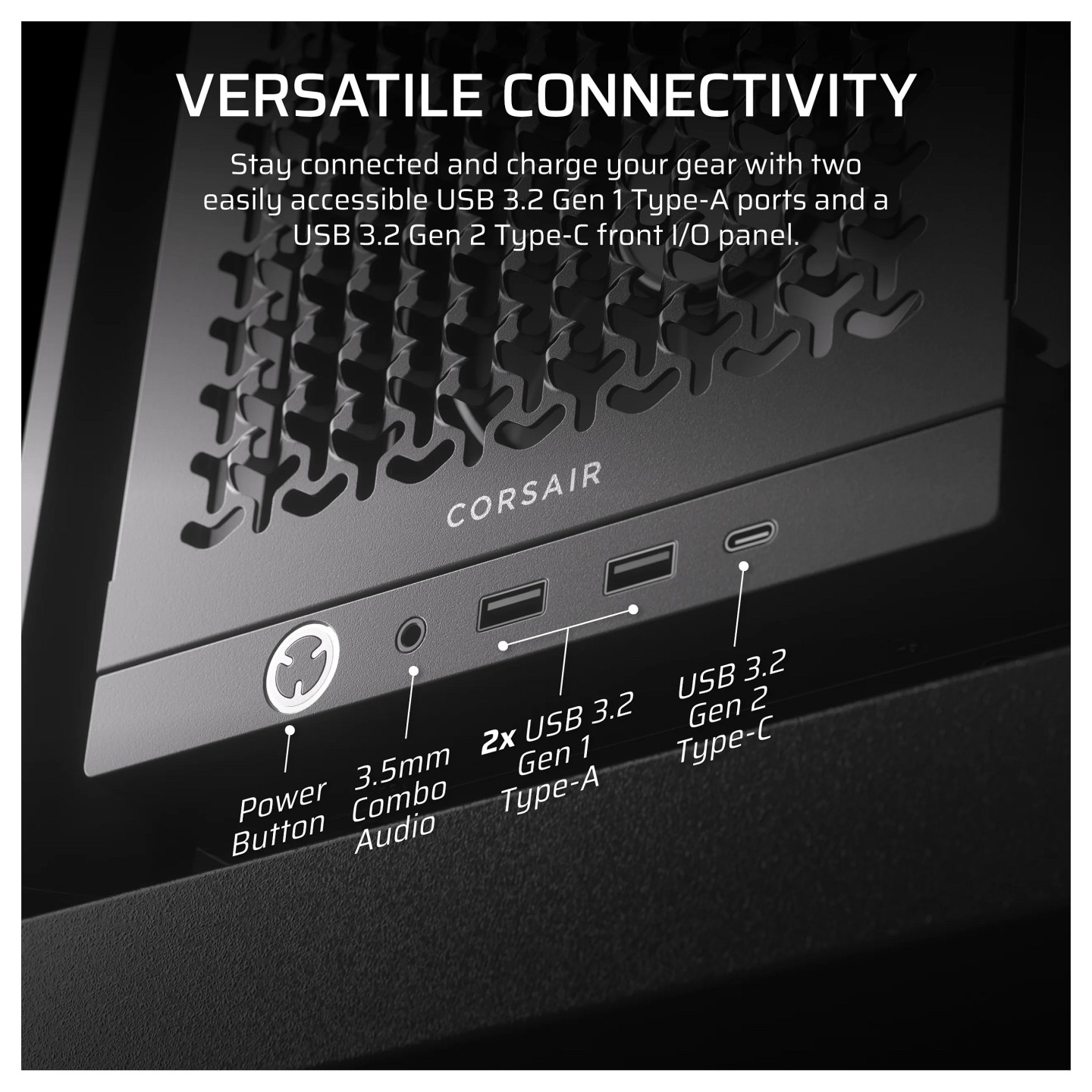 CORSAIR Frame 4000D RS Midi Tower ATX Gaming Gehäuse TG Seitenfenster — Buy in Cyprus with Fast Delivery