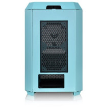 Thermaltake The Tower 300 - Turquoise Micro-ATX Tower Case - USB-C, 2x USB-A, 400mm GPU & 210mm CPU Cooler