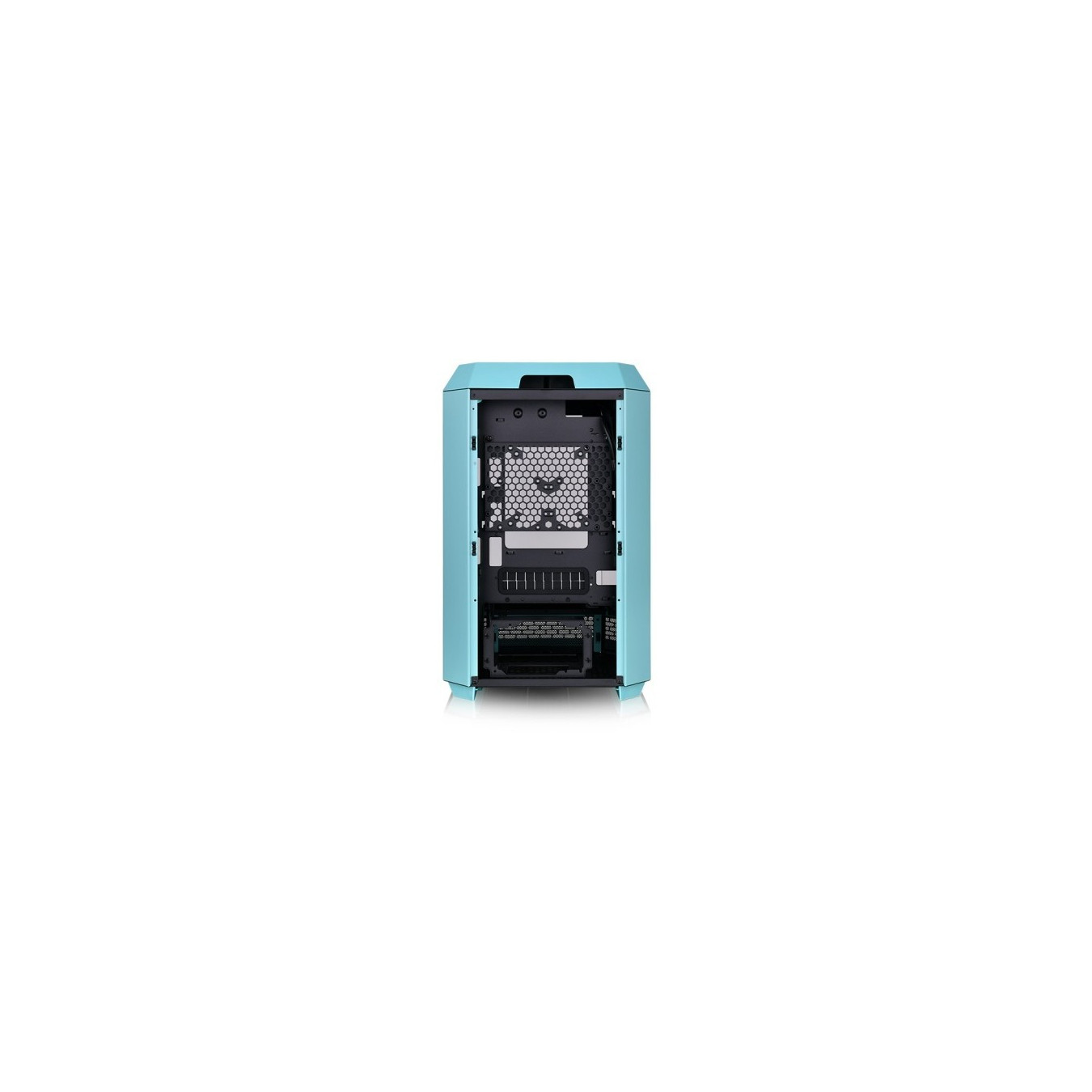 Thermaltake The Tower 300 - Turquoise Micro-ATX Tower Case - USB-C, 2x USB-A, 400mm GPU & 210mm CPU Cooler