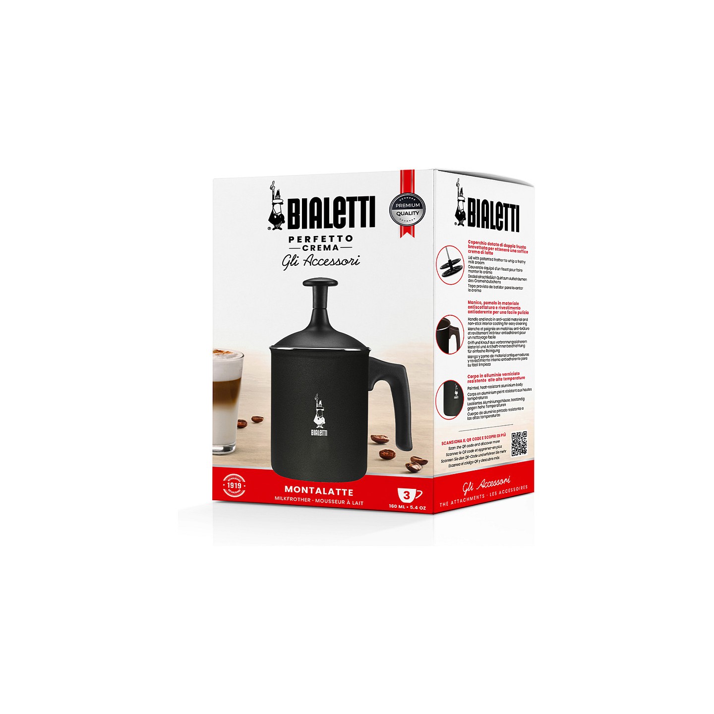 Bialetti Tutto Crema 8cm Milchaufschäumer — Buy in Cyprus with Fast Delivery