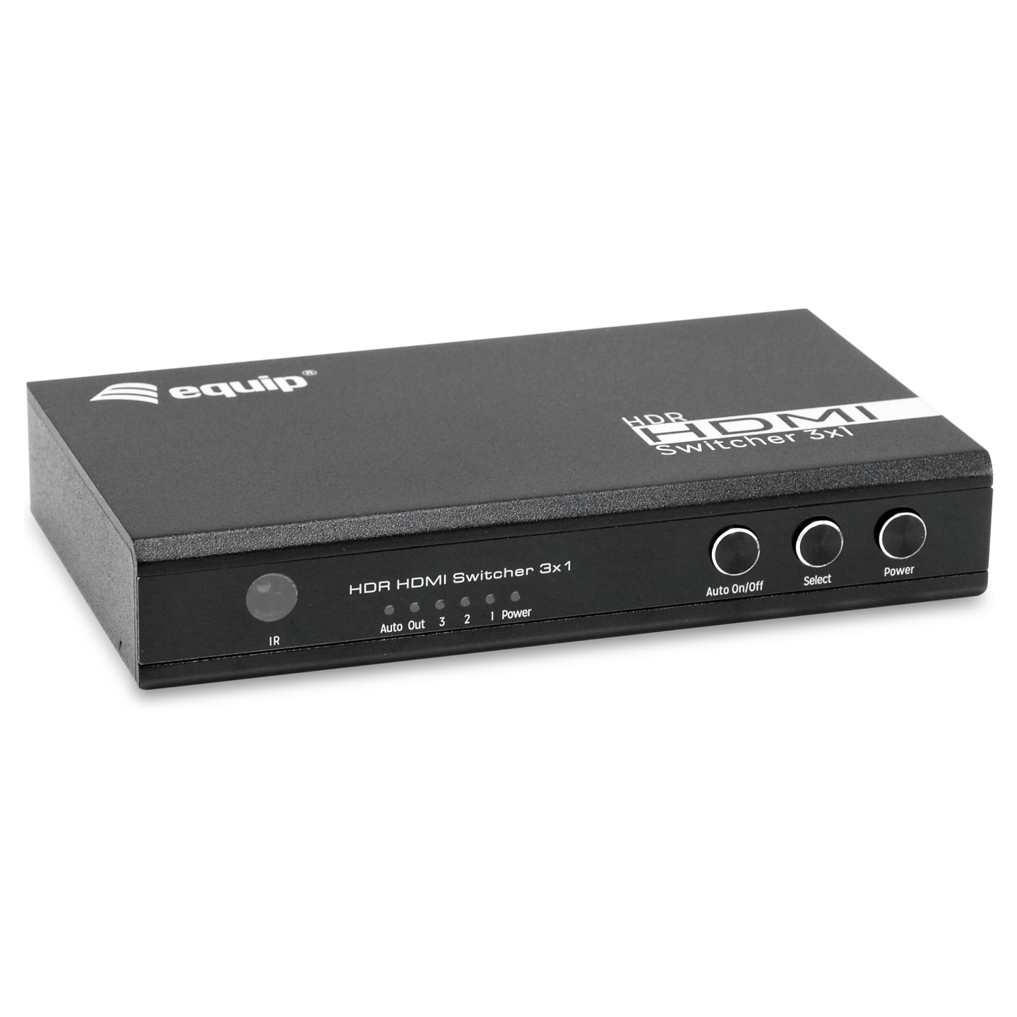 Equip Switch HDMI2.0 3-In 1-Out +Fernbed. 4K 60Hz 18Gbps — Buy in Cyprus with Fast Delivery