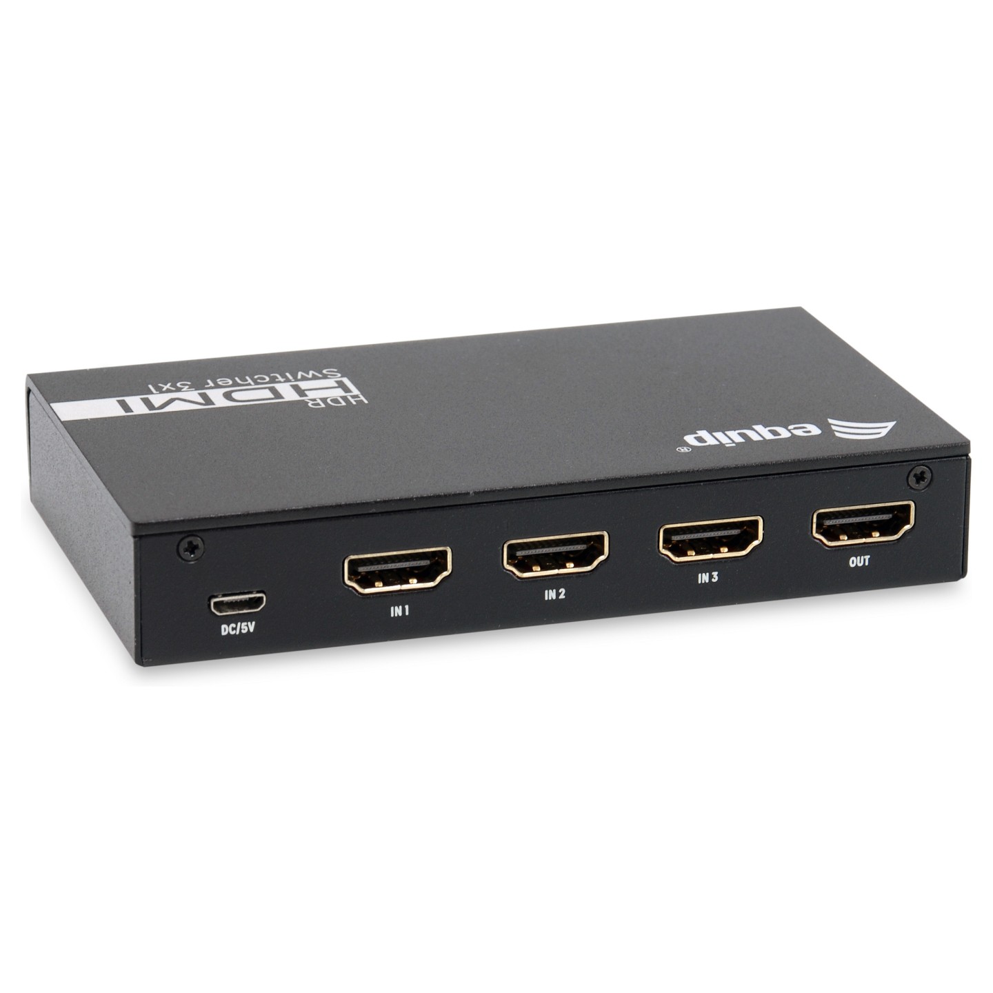 Equip Switch HDMI2.0 3-In 1-Out +Fernbed. 4K 60Hz 18Gbps — Buy in Cyprus with Fast Delivery