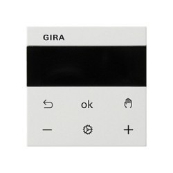 Gira S3000 Raumtemperaturregler Display System 55 Reinweiß glänzend — Buy in Cyprus with Fast Delivery