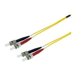 Equip LWL Patchkabel ST- to ST 2.00m Singlemode Duplex OS2 ge Polybeutel — Buy in Cyprus with Fast Delivery