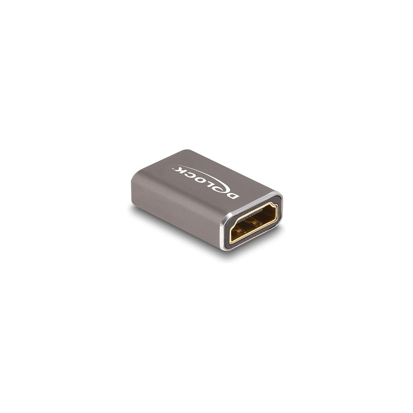 DELOCK HDMI Adapter Buchse zu Buchse 8K 60 Hz grau Metall — Buy in Cyprus with Fast Delivery