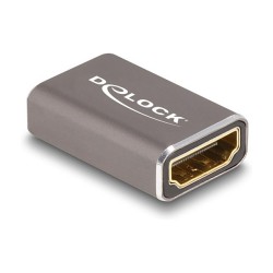 DELOCK HDMI Adapter Buchse zu Buchse 8K 60 Hz grau Metall — Buy in Cyprus with Fast Delivery