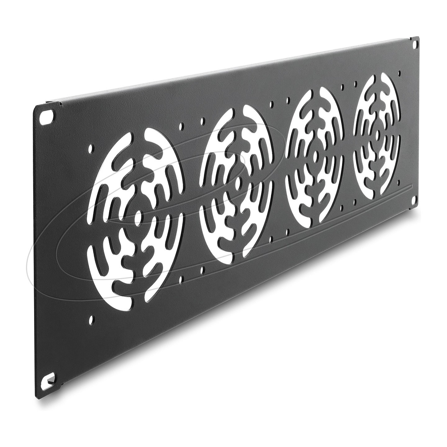 19? 3 HE Rackblende für 4 Lüfter 92 x 92 mm dunkelgrau — Buy in Cyprus with Fast Delivery