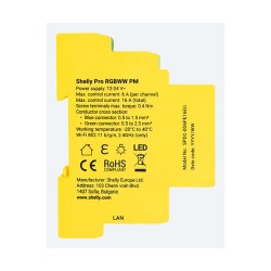 Shelly Relais 'Pro RGBWW PM' WLAN LED Lichtcontroller LAN BT — Buy in Cyprus with Fast Delivery