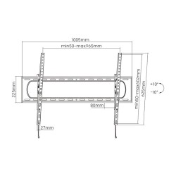 Equip Wandhalterung 60'-120' 1TFT neigbar 1Gelenk 120kg sw retail — Buy in Cyprus with Fast Delivery