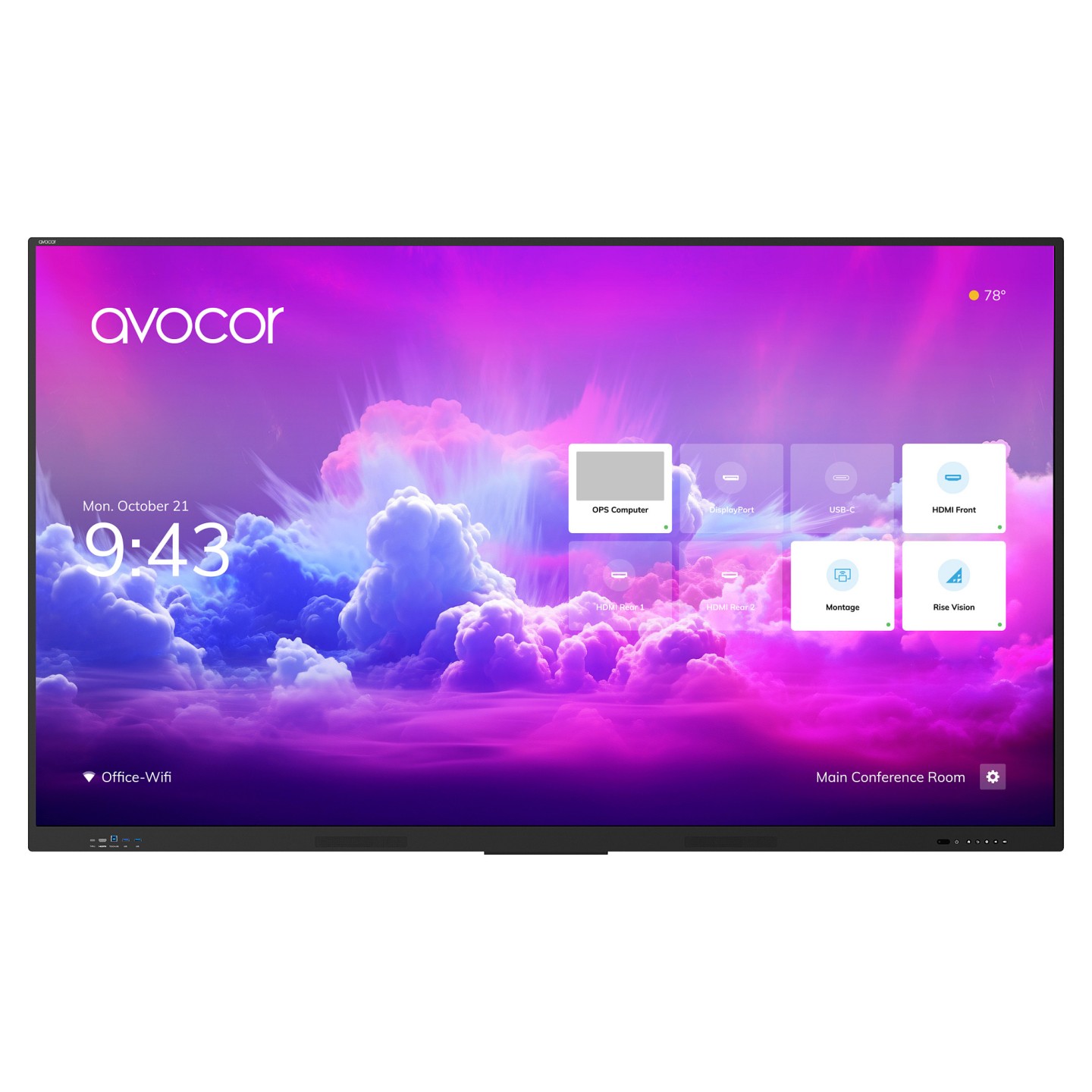 AVOCOR E Serie AVE-5550 140cm TOUCH 55'' 3840x2160 — Buy in Cyprus with Fast Delivery