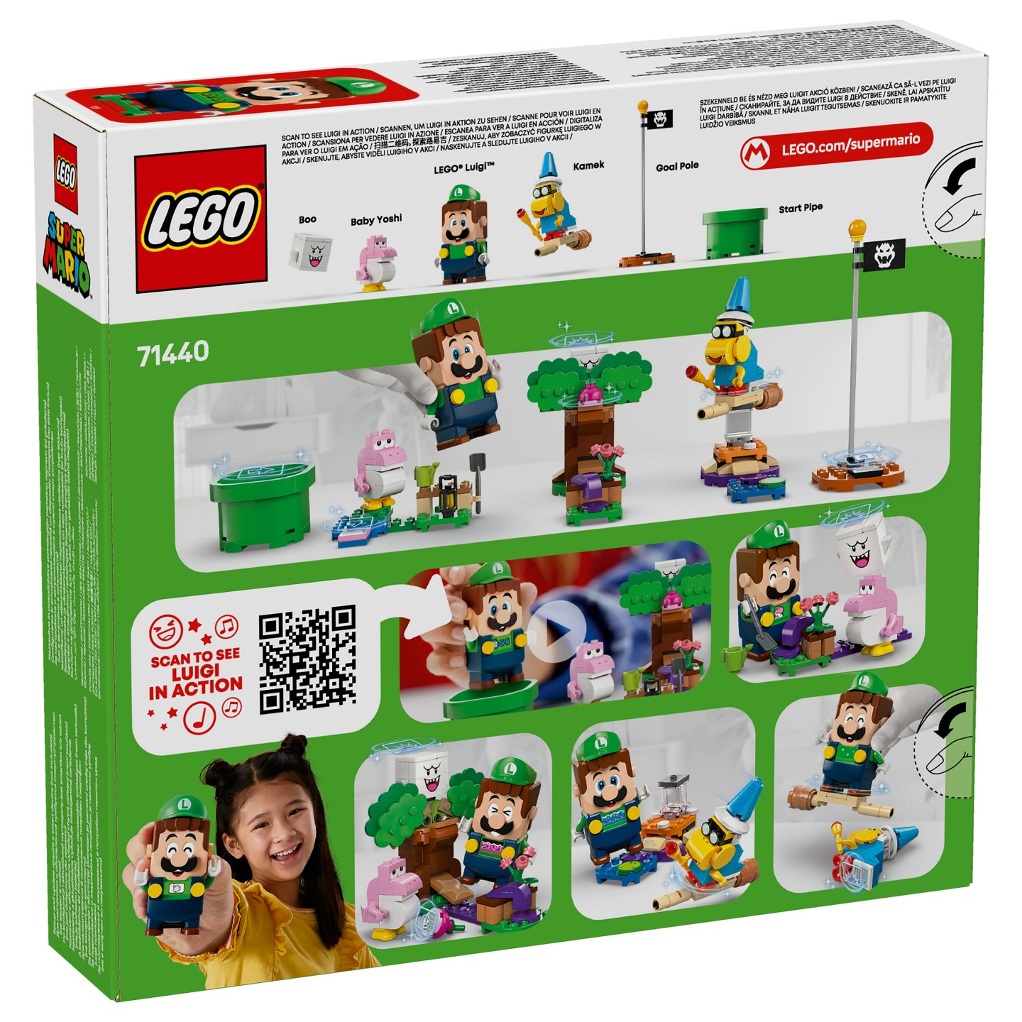 LEGO 71440 Super Mario Abenteuer mit dem interaktiven LEGO Luigi — Buy in Cyprus with Fast Delivery