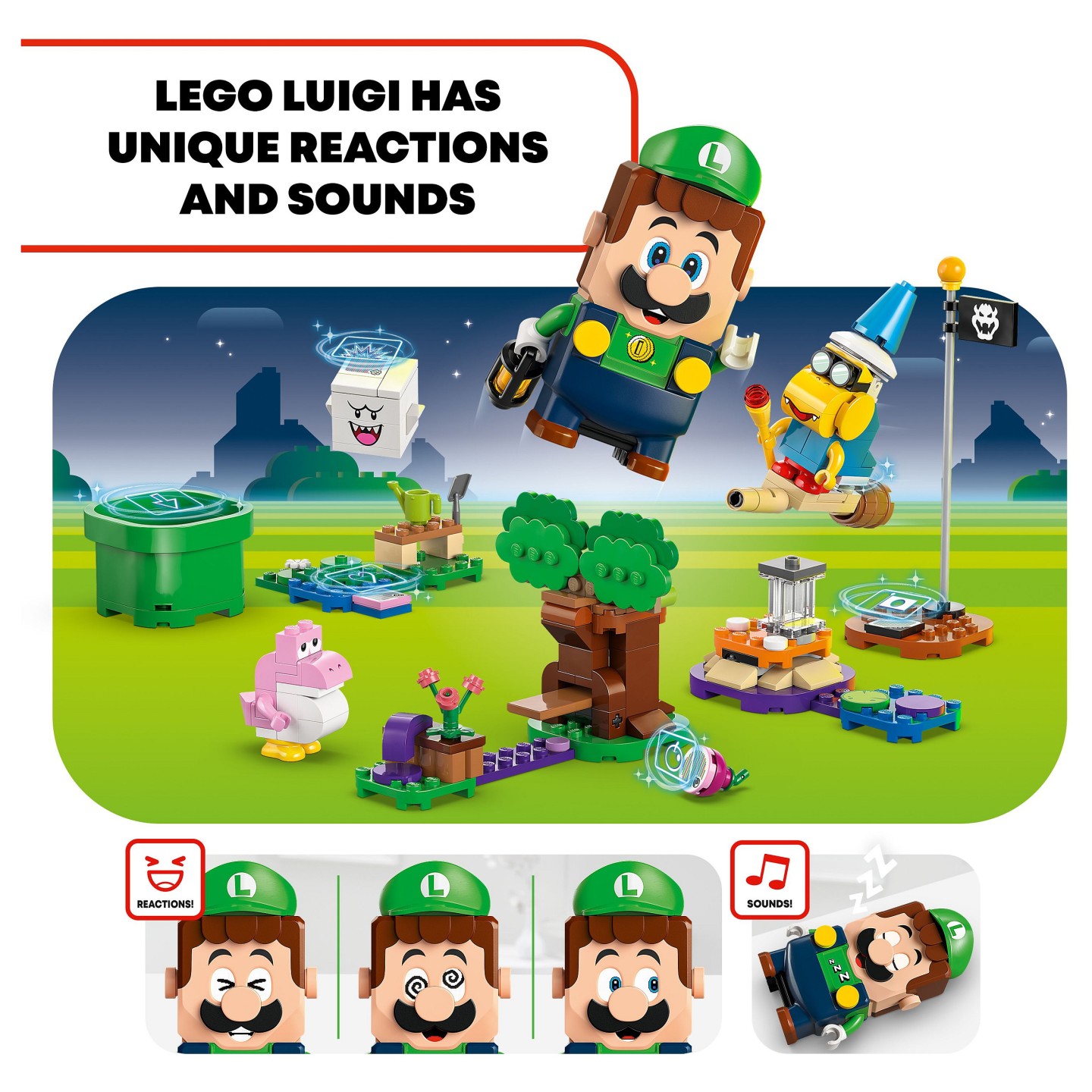 LEGO 71440 Super Mario Abenteuer mit dem interaktiven LEGO Luigi — Buy in Cyprus with Fast Delivery