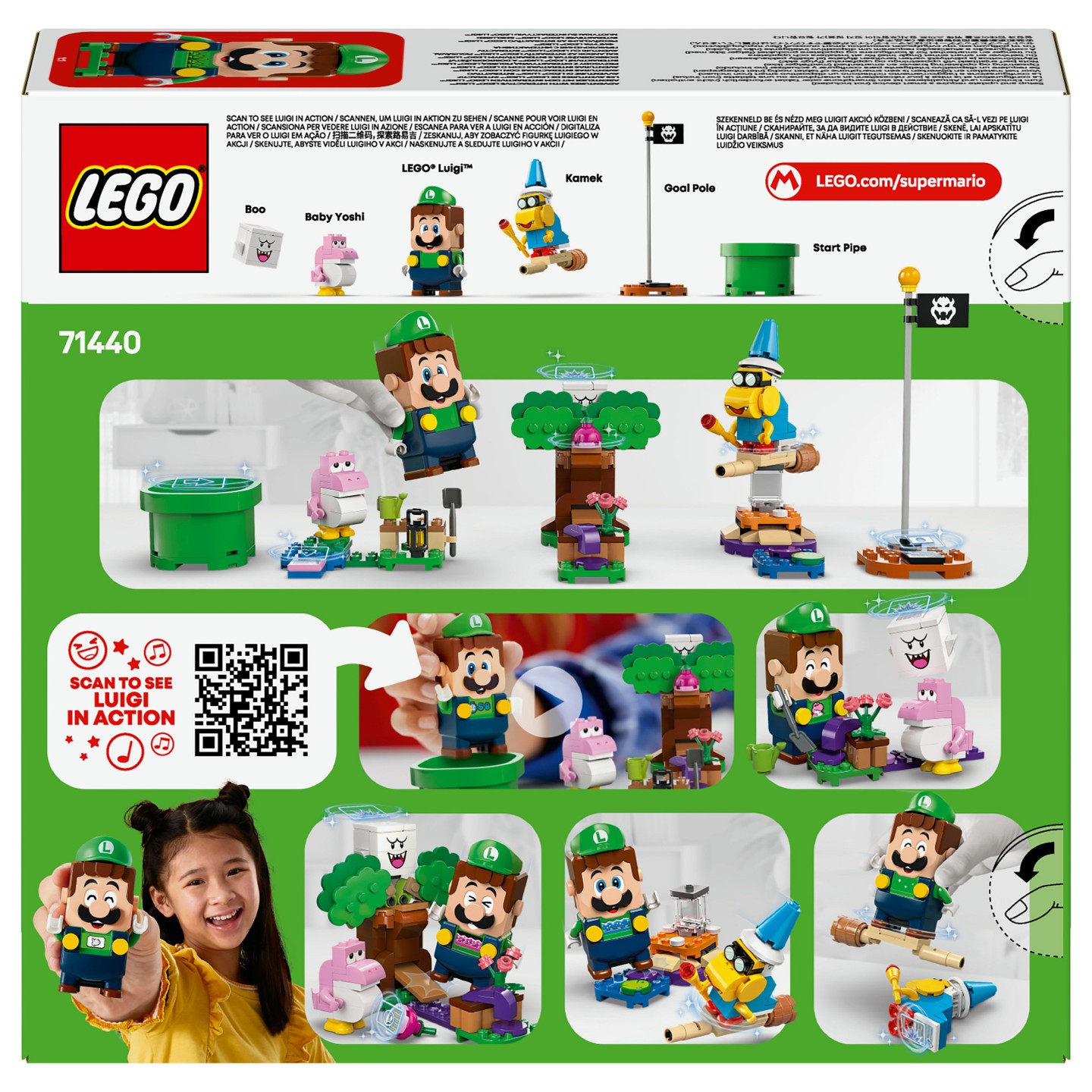LEGO 71440 Super Mario Abenteuer mit dem interaktiven LEGO Luigi — Buy in Cyprus with Fast Delivery