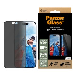 PanzerGlass Privacy iPhone 16 15 UWF — Buy in Cyprus with Fast Delivery