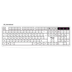 Equip Kabelgebundene USB Keyboard schwarz.US Layout — Buy in Cyprus with Fast Delivery