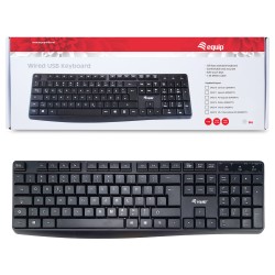 Equip Kabelgebundene USB Keyboard schwarz.US Layout — Buy in Cyprus with Fast Delivery
