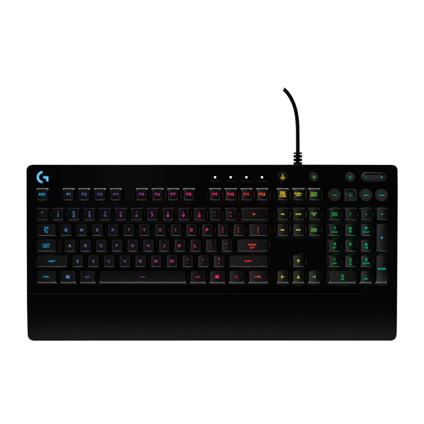 Logitech G213 Gaming Keyboard - 920-008087 - Wired USB RGB, German QWERTZ, Black, Full-size — Buy in Cyprus with Fast Delivery