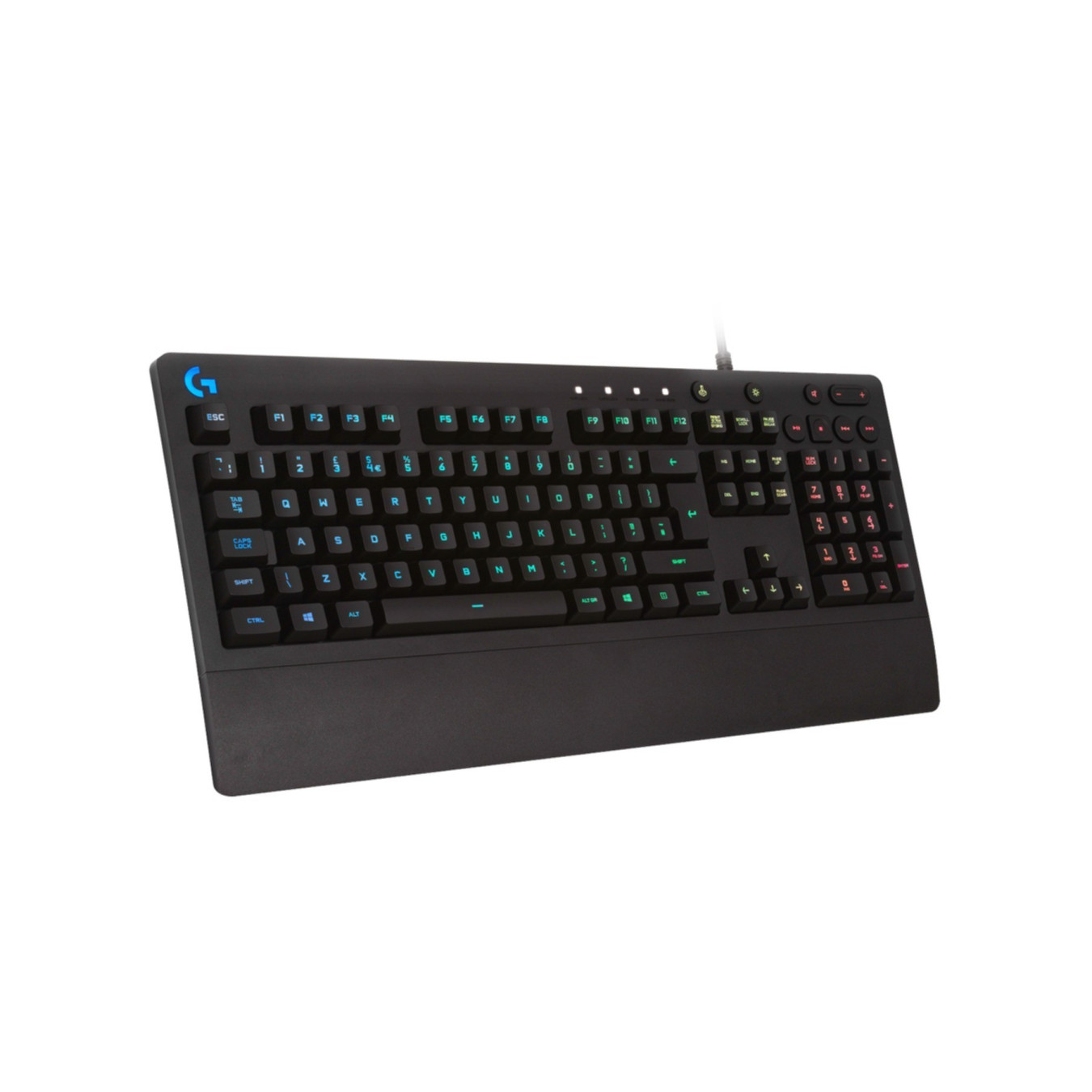 Logitech G213 Gaming Keyboard - 920-008087 - Wired USB RGB, German QWERTZ, Black, Full-size — Buy in Cyprus with Fast Delivery