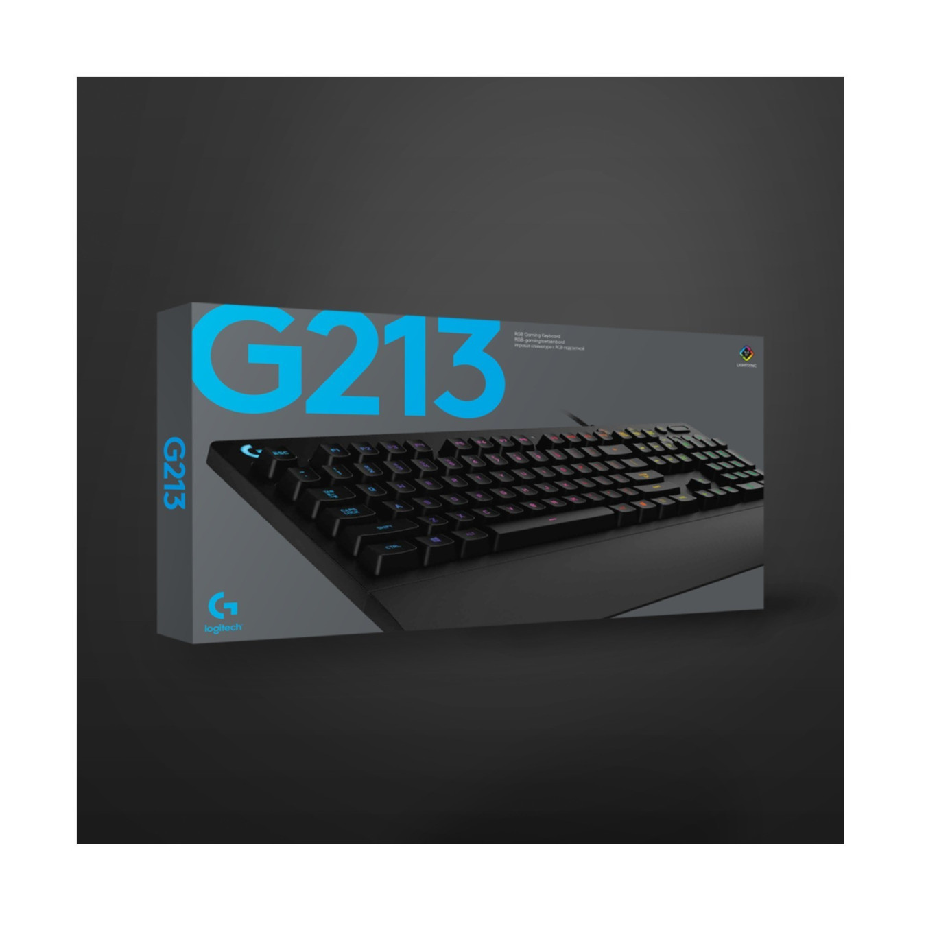 Logitech G213 Gaming Keyboard - 920-008087 - Wired USB RGB, German QWERTZ, Black, Full-size — Buy in Cyprus with Fast Delivery
