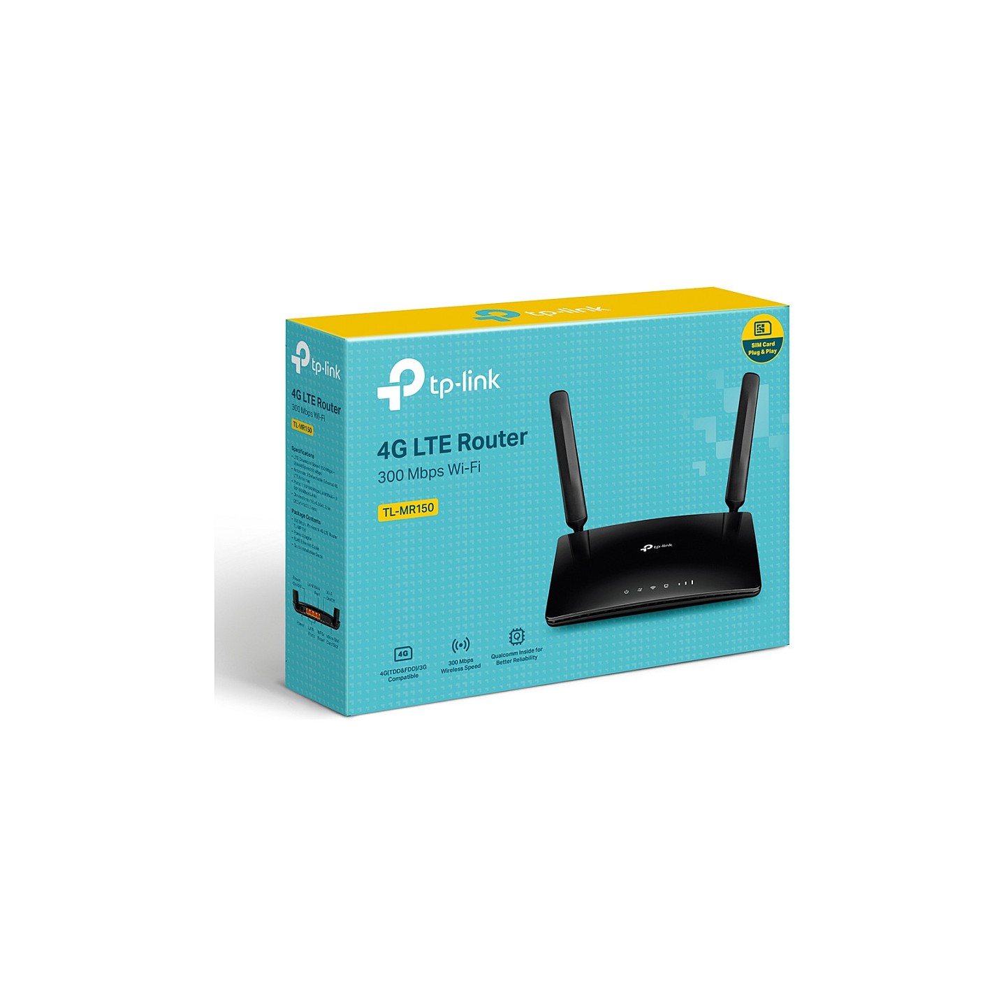 TP-LINK TL-MR150 Wireless Router WWAN 4-Port-Switch Wi-Fi 2.4GHz — Buy in Cyprus with Fast Delivery