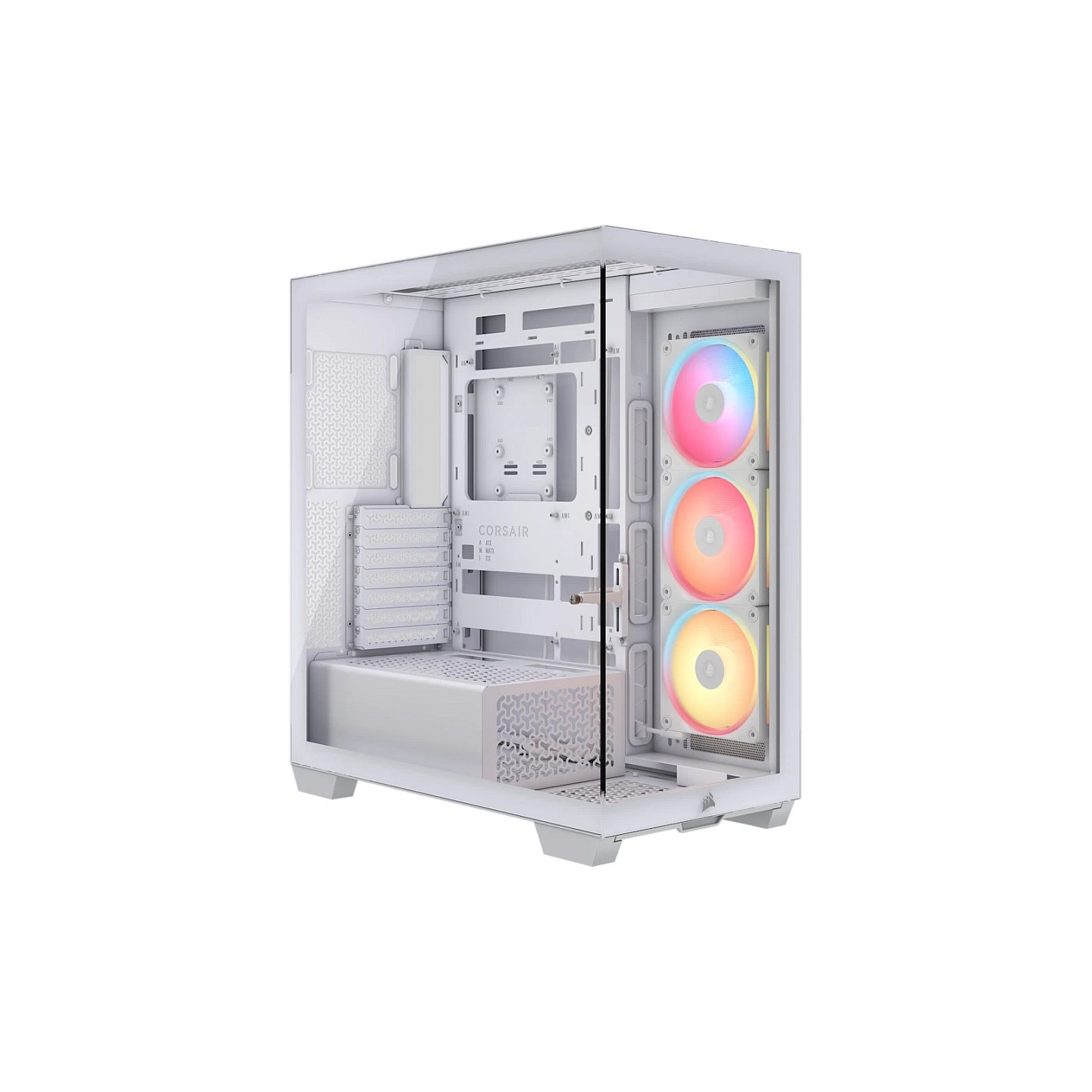 CORSAIR Midi 3500X LXR LINK (Tempered Glass) White — Buy in Cyprus with Fast Delivery
