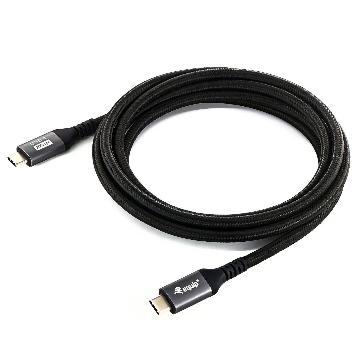 Equip Kabel USB-C 4.0 - to C St St 2.00m 5A 4K 60Hz sw — Buy in Cyprus with Fast Delivery