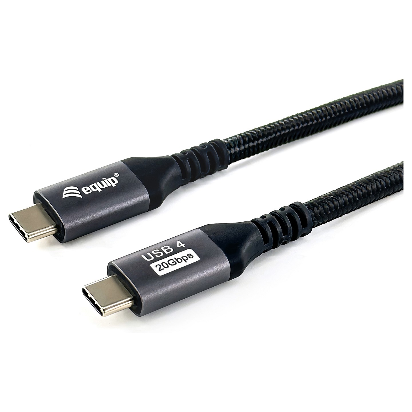 Equip Kabel USB-C 4.0 - to C St St 2.00m 5A 4K 60Hz sw — Buy in Cyprus with Fast Delivery