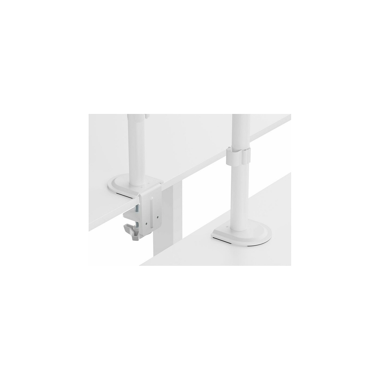 Equip Tischhalterung 17'-32' 2TFT 360° H.verst. 9Kg weiß retail — Buy in Cyprus with Fast Delivery
