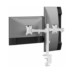 Equip Tischhalterung 17'-32' 2TFT 360° H.verst. 9Kg weiß retail — Buy in Cyprus with Fast Delivery