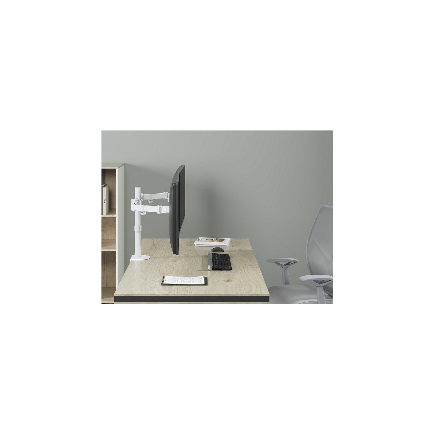Equip Tischhalterung 17'-32' 2TFT 360° H.verst. 9Kg weiß retail — Buy in Cyprus with Fast Delivery