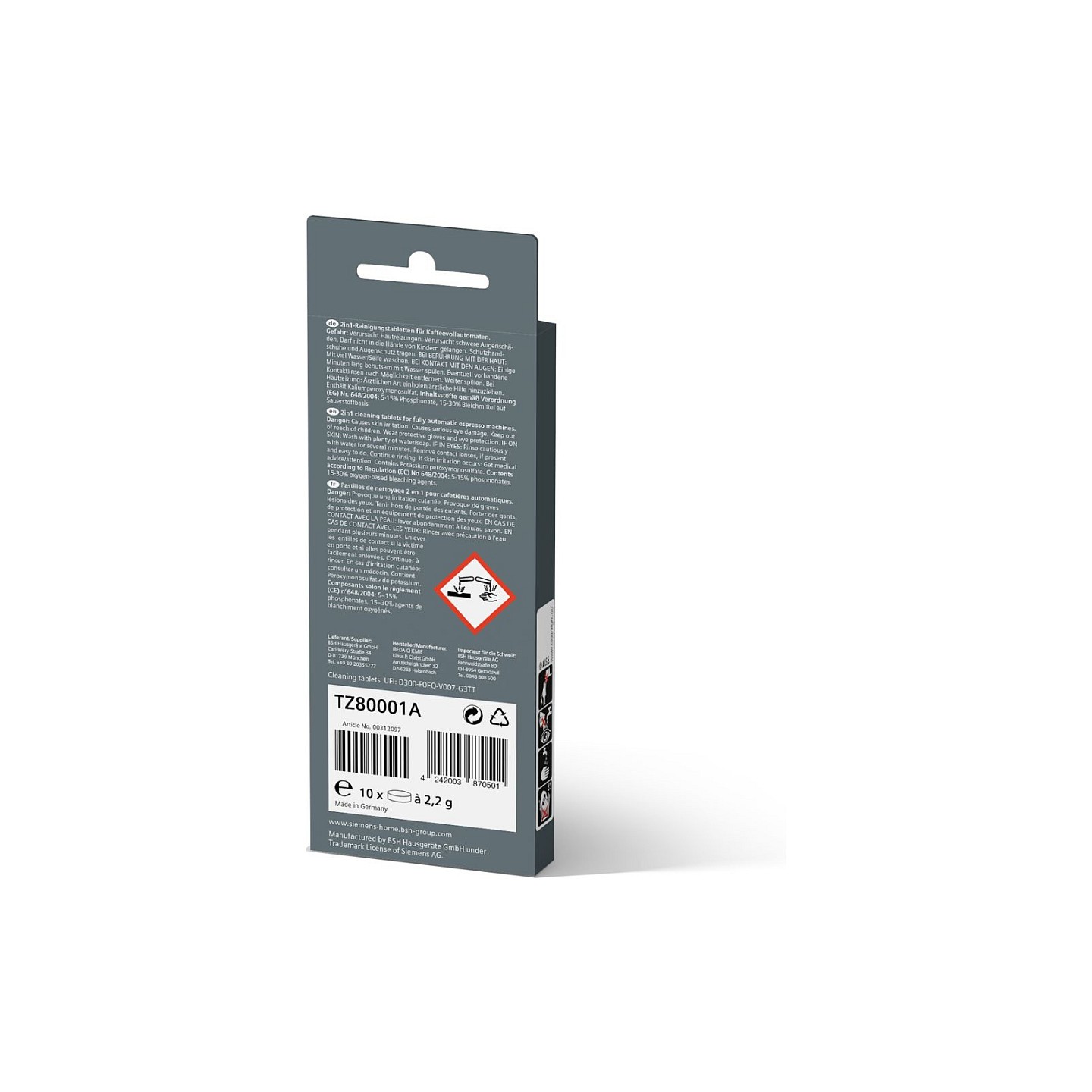 Siemens Reinigungstabletten TZ80001 — Buy in Cyprus with Fast Delivery