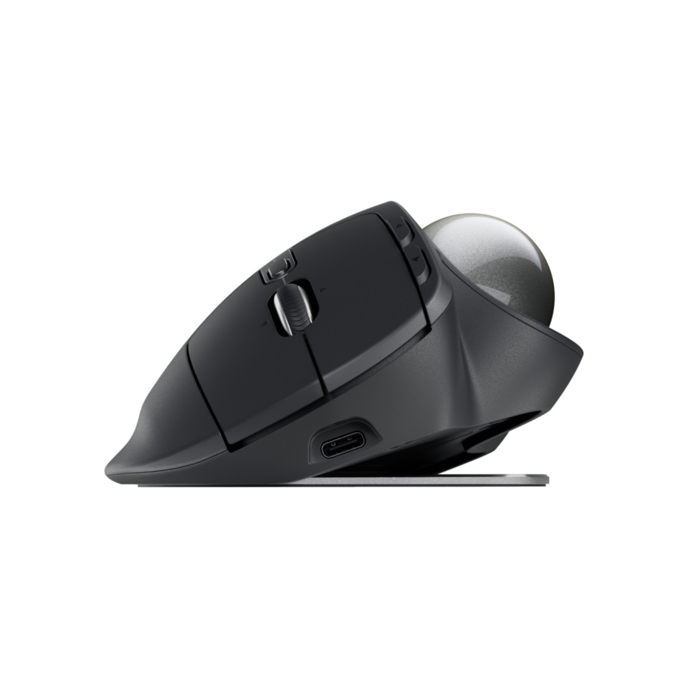 Logitech MX Ergo S Wireless Trackball - 910-007260 - Graphite, Rechargeable USB-C, Bluetooth 5.2 & 2.4GHz